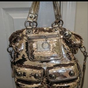 Coach sequin purse